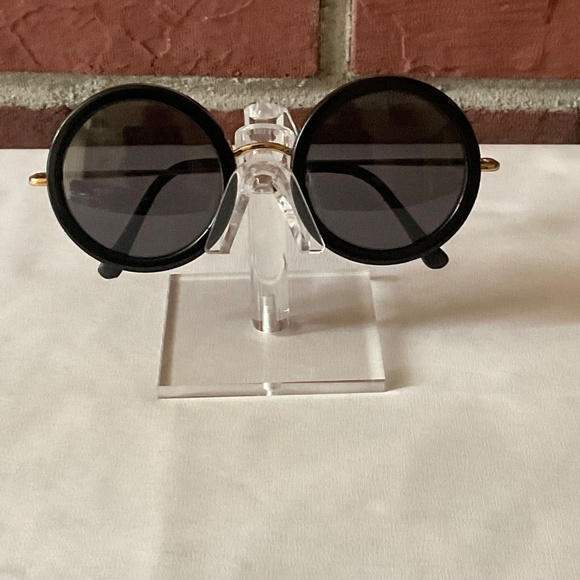 Linda Farrow The Row Black Round Sunglasses main image 9